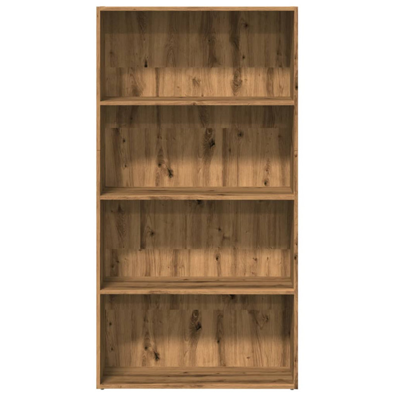 Analuisa Bookcase, (3 Shelves) 152cm H x 80cm W x 30cm D, Artisan Oak