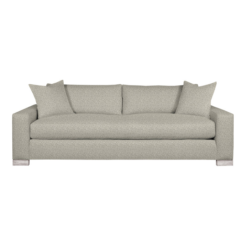 Claremont Upholstered 83.5'' Sleeper Sofa, Dove Gray, Tuck Metal