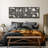 «Geometric Line Abstract Geometric Infinity Loop Shapes», reproduction encadrée sur toile-98042006-111665122