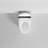 Smart Toilet With Bidet Feature - Auto Open/Close, Foot Sensor, Self-Cleaning Ability, White Open/Close Led Screen, Warm Water,