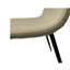 4 chaises de salle à manger, design moderne avec coussin de siège en lin et structure en métal robuste pour la cuisine-115169902