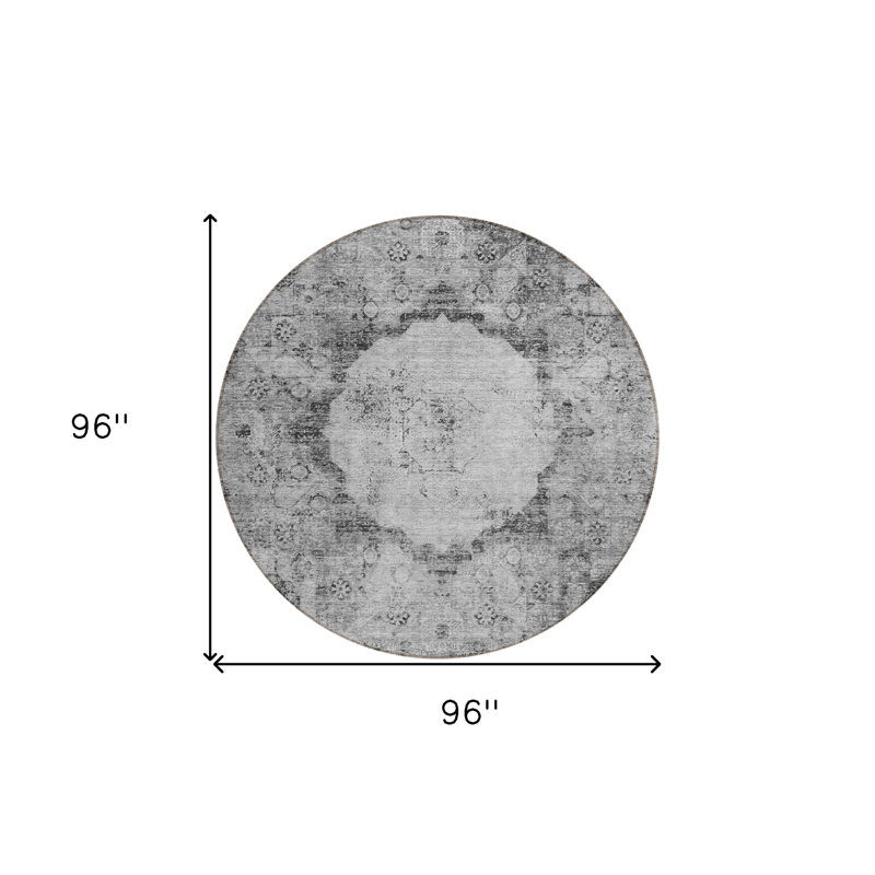 Tapis rond 8 po