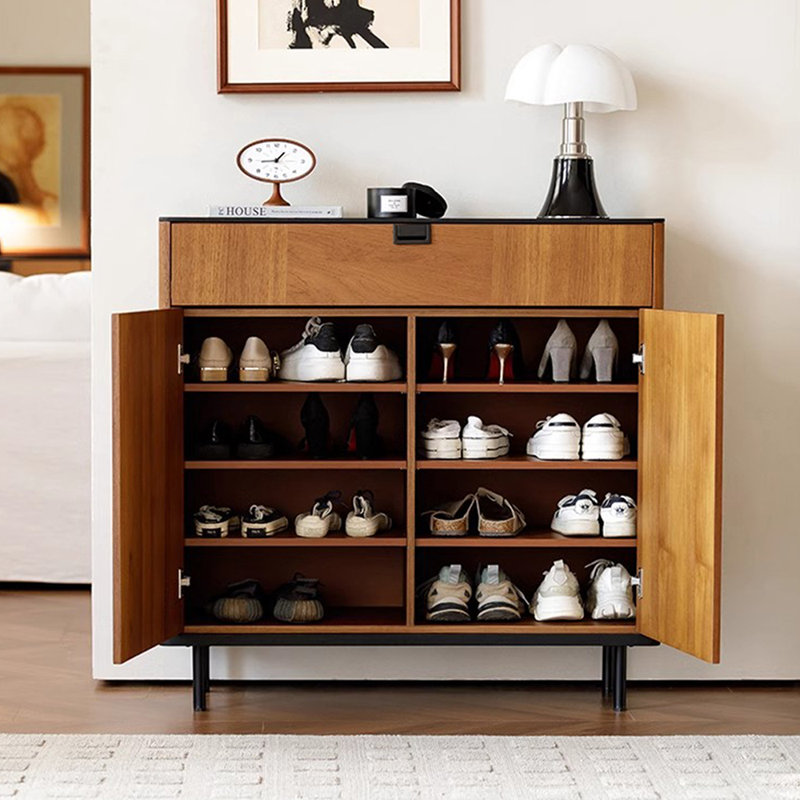 Walnut Solid wood Shoe Storage