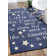 Tapis bleu Abhinav Trenton Sky Novelty
