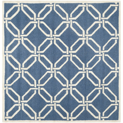 Deedgra Hand Tufted Wool Geometric Rug