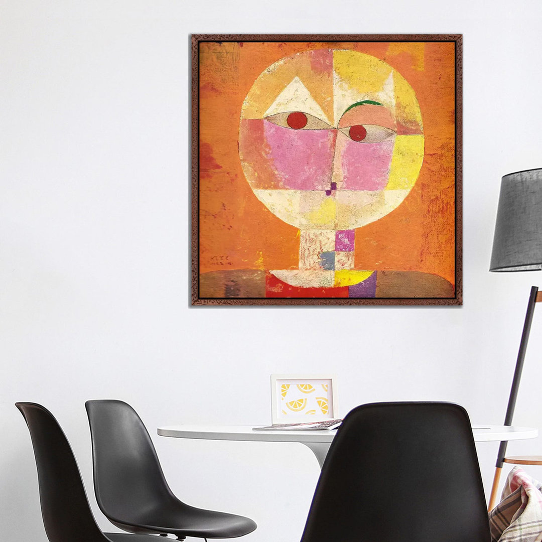 Senecio by Paul Klee - Floater Frame Painting on Canvas