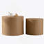 Ensemble de 2 tables basses gigognes, tables rondes en bois pour petits espaces, meubles d'appoint modernes et durables