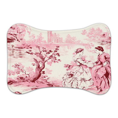 Colorful Patterns - 1 Piece Bone Shape Feeding Mat