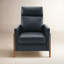 Fauteuil inclinable Bosse en cuir véritable-1172333009