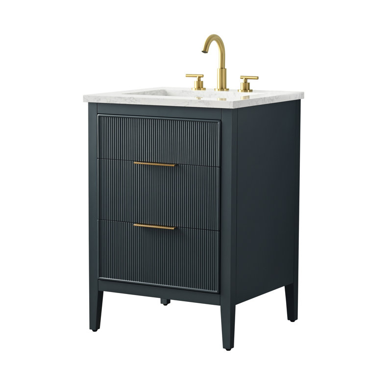 Emma 24" W Single Vanity, Vintage Blue