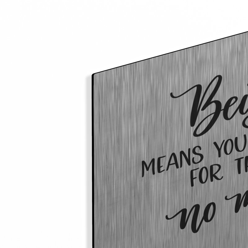 " No Matter What " by Imperfect Dust, 12" H x 24" W