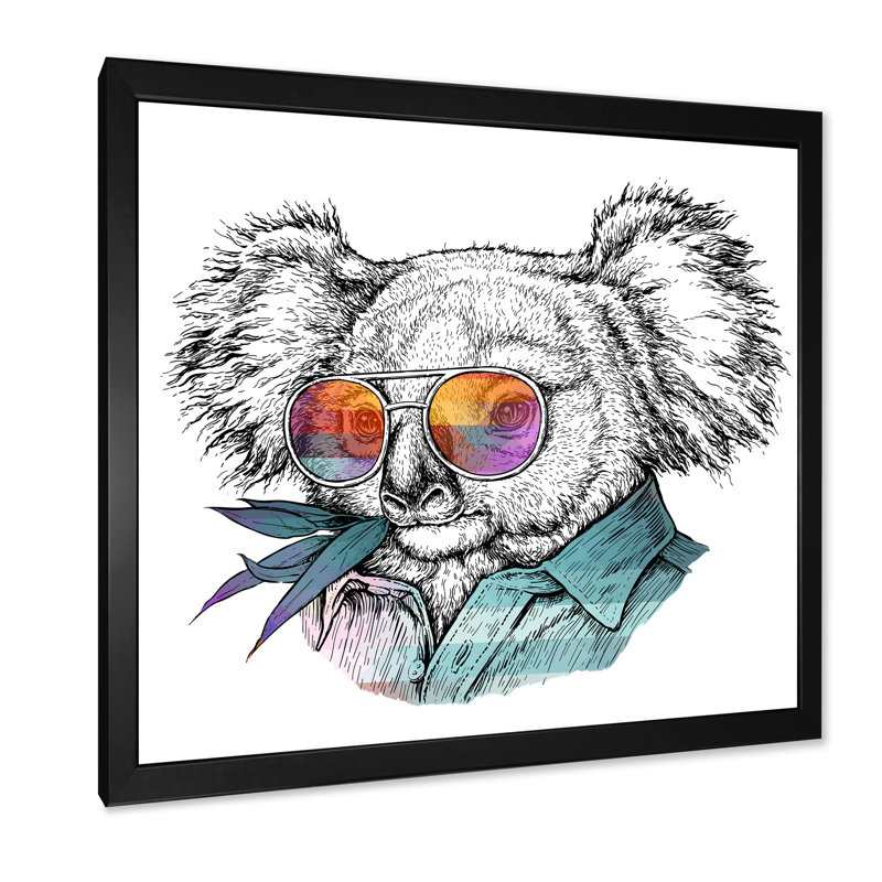 Œuvre d'art pour enfants, Impression noire sur toile encadrée, H 30 po x l 30 po x P 1 po