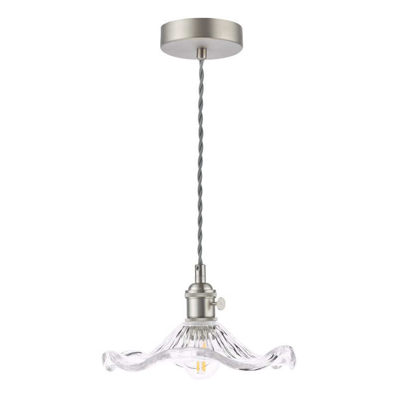 Hadano 1LT SUSPENSION CW CLR WAVY GLS, Antique Chrome