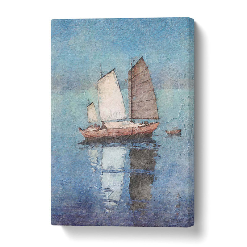 Sailing Boat by Hiroshi Yoshida - Wrapped Canvas, 50.8 cm H x 35.6 cm W