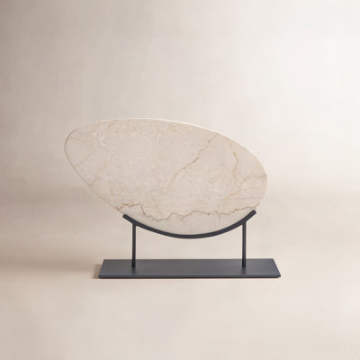 Galen Sculpture Botticino Beige Marble