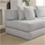 Ensemble de canapé modulaire surdimensionné rembourré pour canapé modulaire de L 118,2 po avec 6 coussins, canapé-lit bricolage pour salon, appartement, chambre à coucher, blanc-2088300590