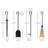 Everson Piece Iron Fireplace Tool Set-2034514891