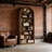 Closed Back Design Bookcase,Generous Bookshelf,Arched Display Shelving-400116187