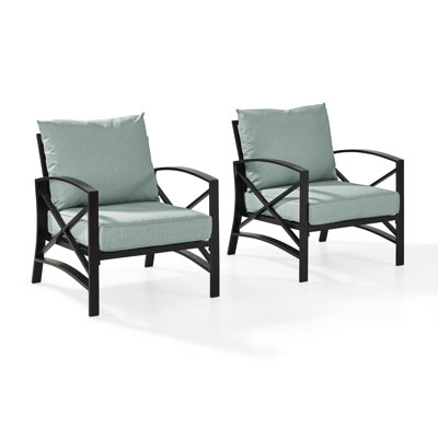 Chaise de patio avec coussins Mosier