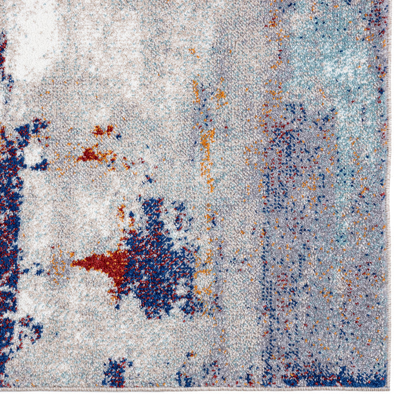 Sacide Abstract Indoor Rug, Rectangle 8' x 10'