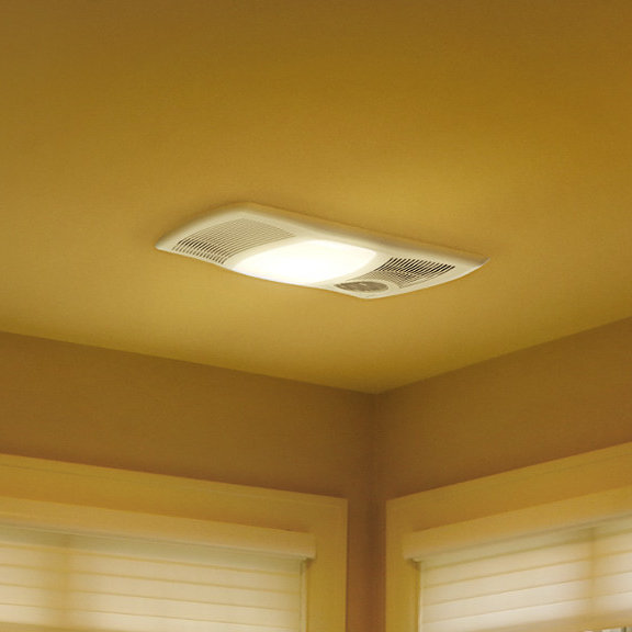 100 CFM Bathroom Fan, Flourescent