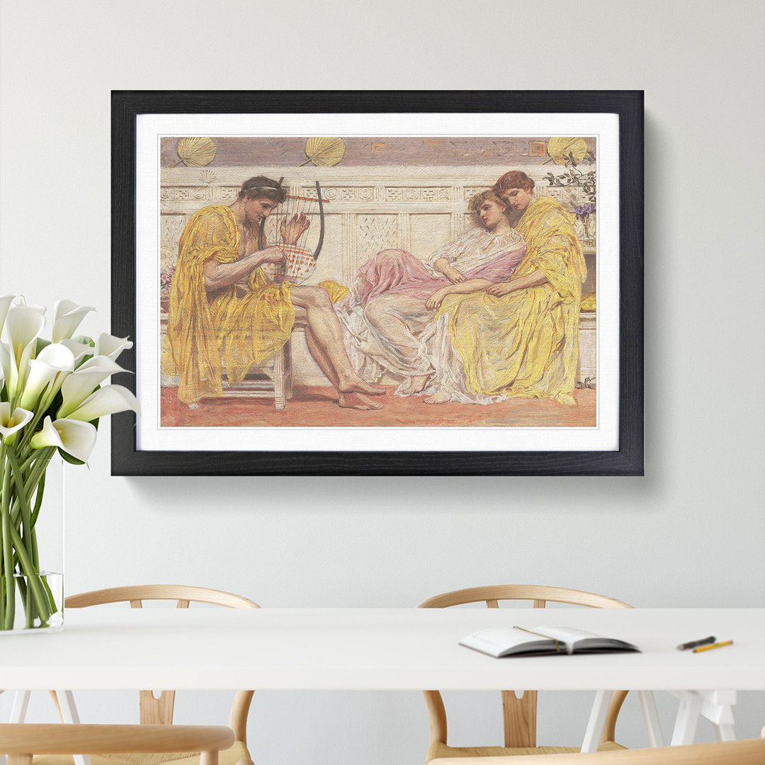 A Musician by Albert Joseph Moore - Picture Frame Painting