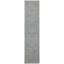 One-of-a-Kind Rectangle 2'6" x 10'1" Area Rug in Silver/Aqua