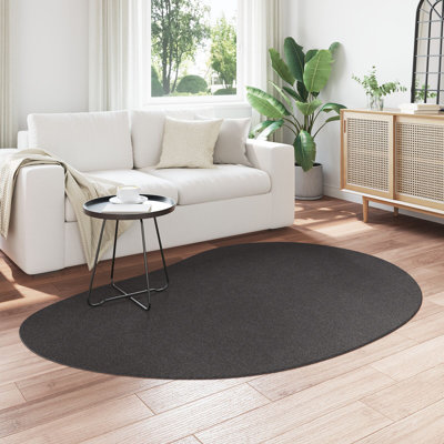 Area Rug Anthracite Non-Slip