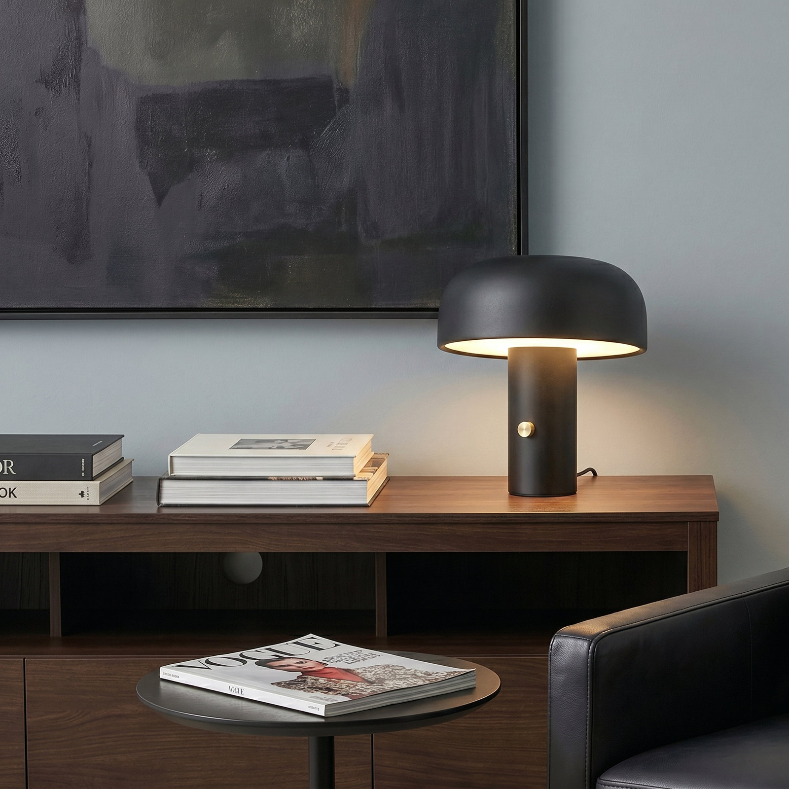 Latitude Run® Desk Lamp, Black, Black