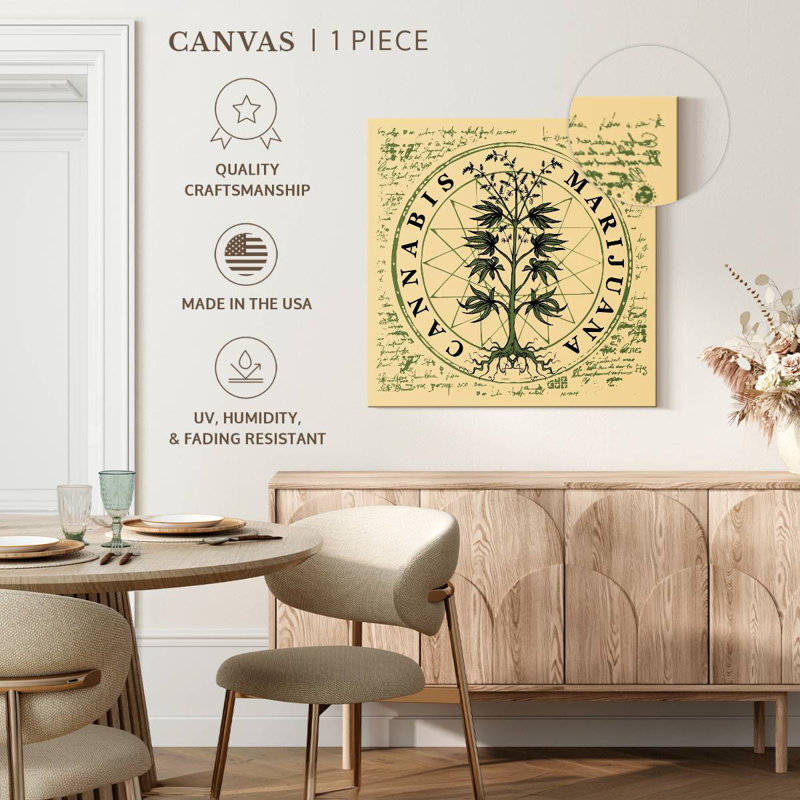 Harnek Legalize Marijuana, 16" H x 16" W