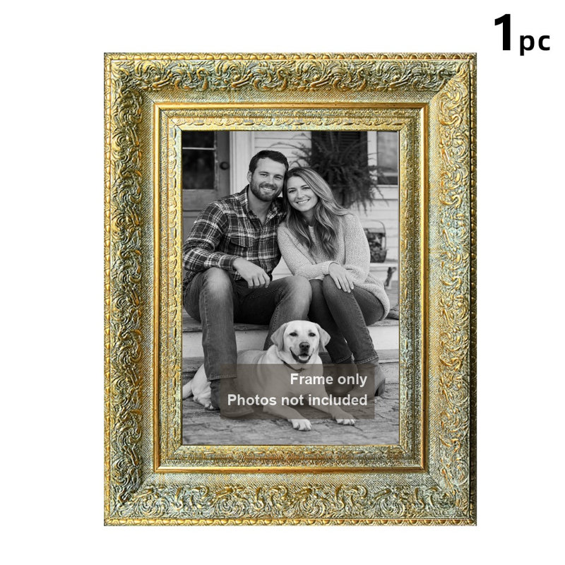 Cadre photo or antique 1 PC 11 "x 14" avec finition maison