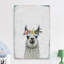 «Blooming Llama», reproduction sur toile tendue-1548204117