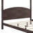 King Size Wood Canopy Bed-114229186