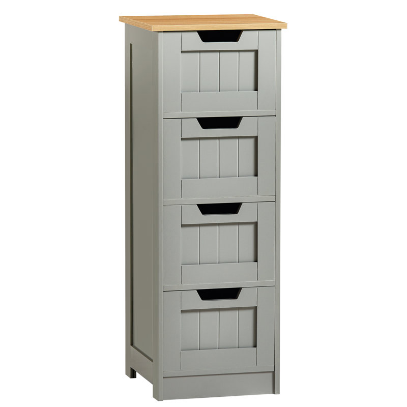 Milano Freestanding Bathroom Cabinet, Grey