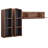 Omnistand Wall Mounted Shelves In Walnut Grey