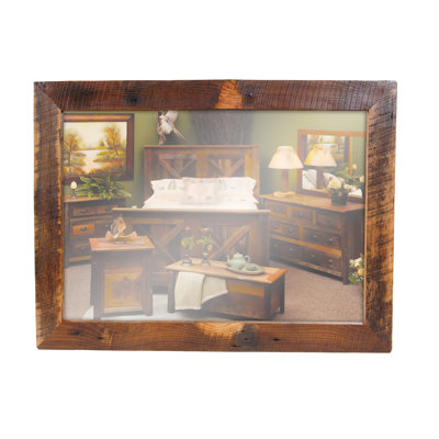 Miroir Fireside Lodge Barnwood - cadre seulement - l 48 po x H 36 po