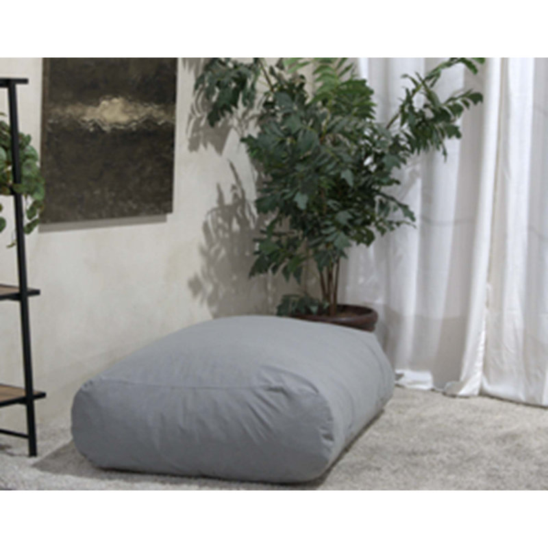 Fauteuil à billes résistant à l'eau, Tissu imperméable gris anthracite