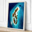 Atoll From Above Coastal - Wrapped Canvas-917022042-917022052