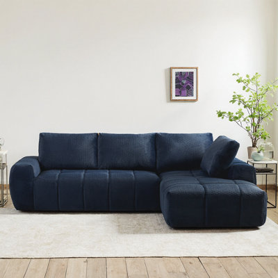 Canapé modulaire en L Chenille