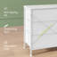 Metal 159.99cm W 8 - Drawer Chest of Drawers-862526331