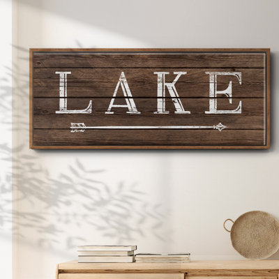 To the Lake - Toile encadrée