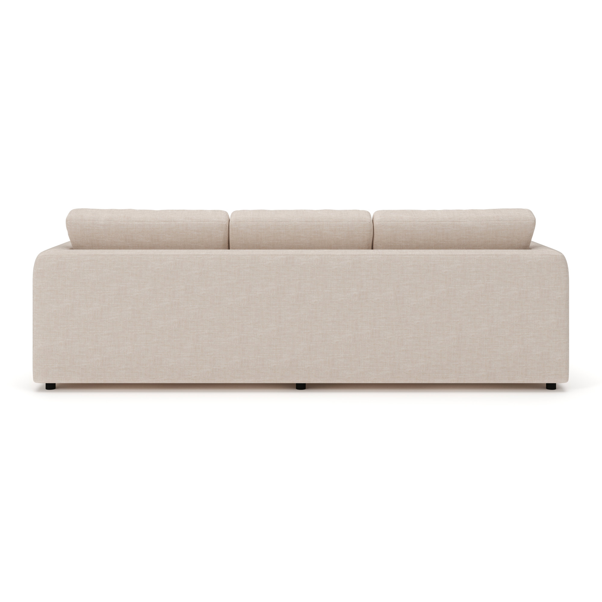 Milo 89" Upholstered Sofa, Lena Sand