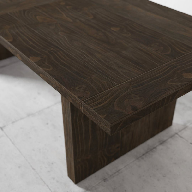Table de salle à manger Marirose, H 31 po x L 96 po x l 40 po, Espresso récupéré