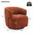 30" Wide Upholstered Swivel Barrel Accent Chair, No Assembly-1104700772