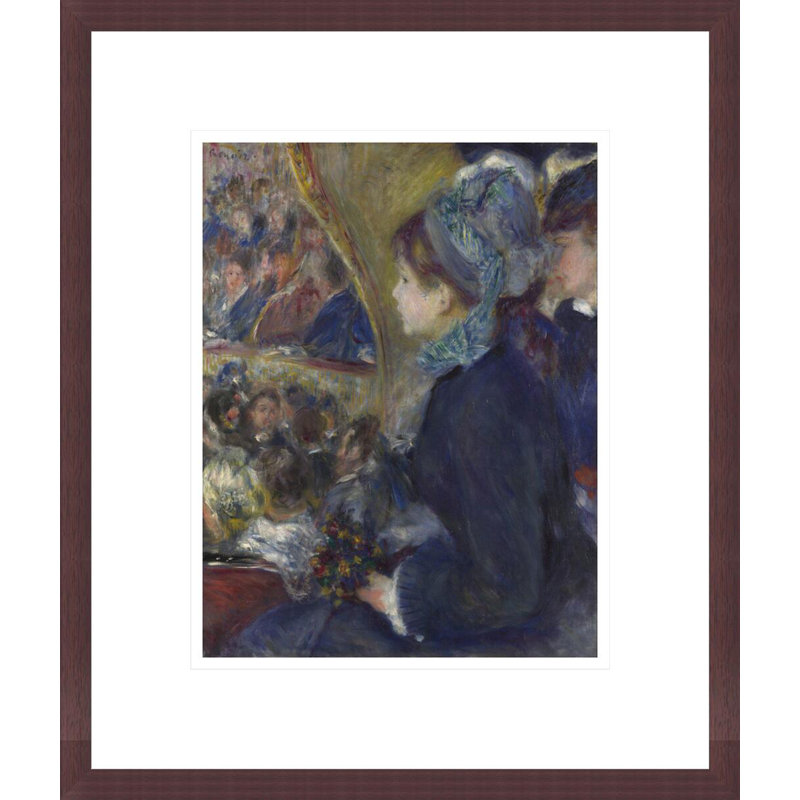 «At the Theatre» par Pierre-Auguste Renoir, H 16,19 po x l 13,75 po