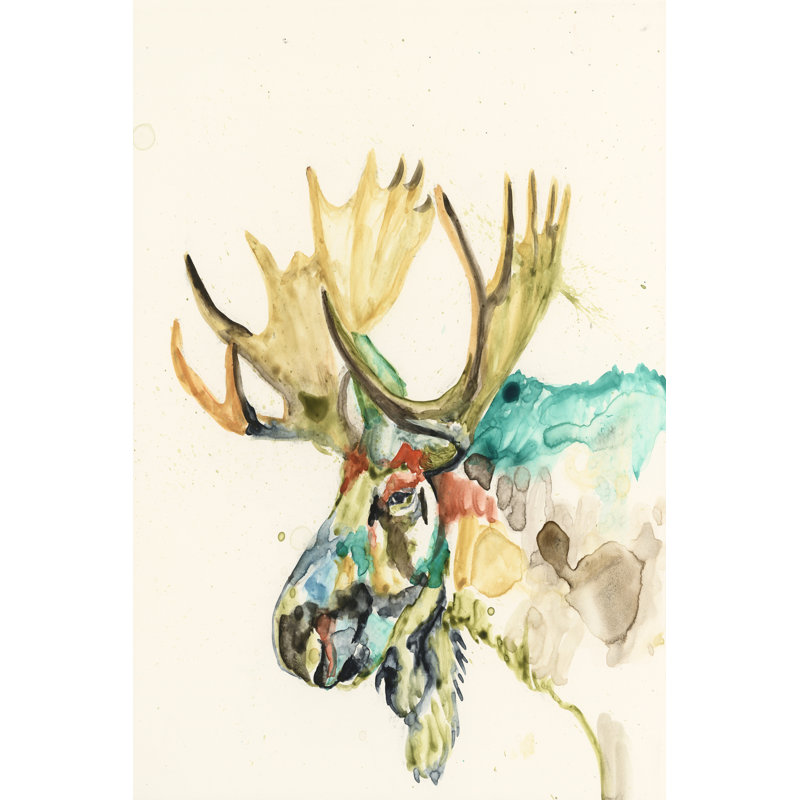 Hi Fi Wildlife IV by Jennifer Goldberger - Wrapped Canvas Print, 91cm H x 61cm W 
