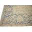 Tapis unique en laine noué à la main de style années 1950 de 9 pi 6 po x 11 pi 9 po Aleda en orange / brun / gris