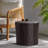 Kingstown Rd Barrel Side Table,  Outdoor Wicker End Table
