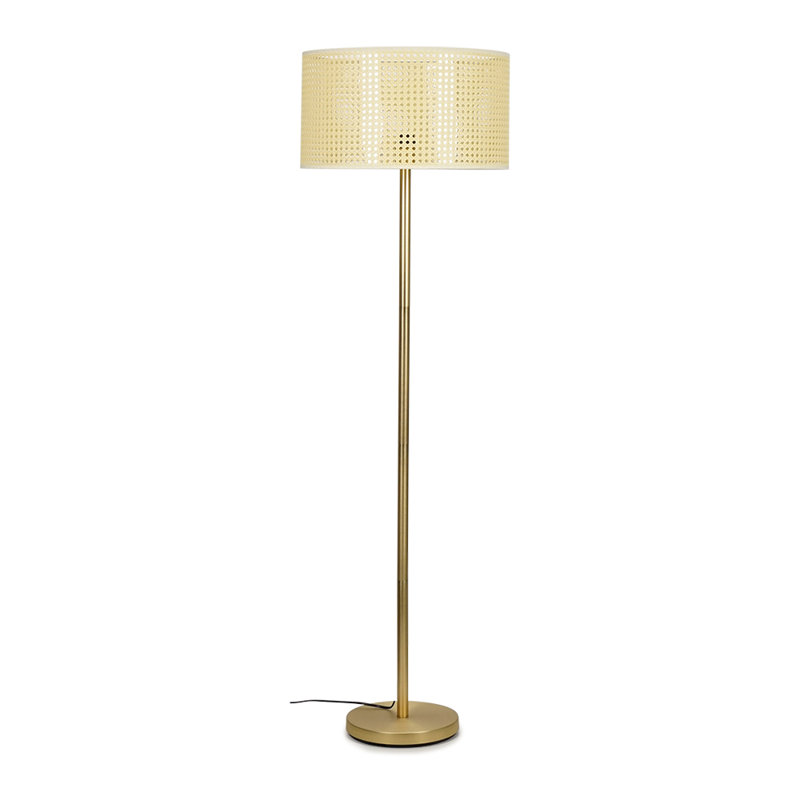 155cm Traditional Floor Lamp, Gold