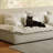 White 100% Polyester Modular Sofa cushion couch-109305697-109305699
